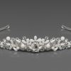 Tiara - strass, kristalsteentjes en parels - Afbeelding 2