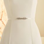 Satijn met steentjes