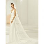 Sluier 883S van zachte tule, 250 cm