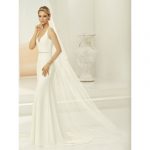 Sluier 693S gemaakt van zachte tule, 220/80 cm